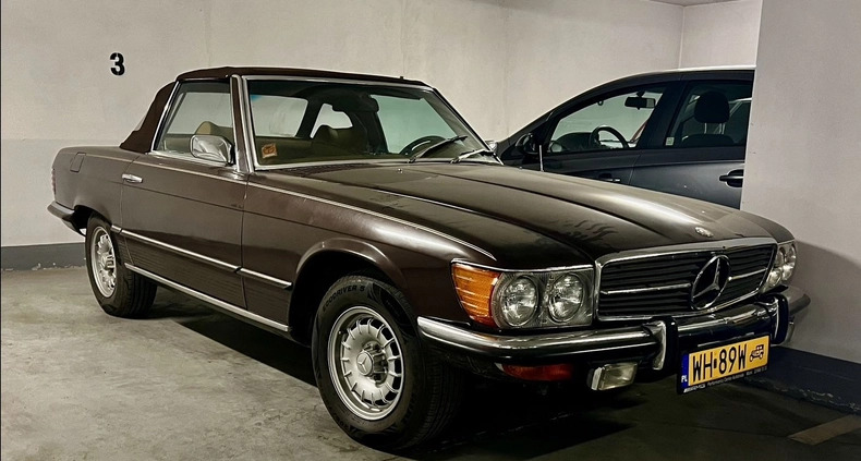 Mercedes-Benz SL cena 66500 przebieg: 189000, rok produkcji 1973 z Warszawa małe 121